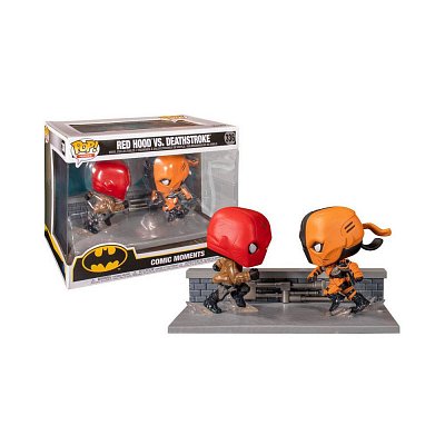 DC Comics POP Comic Moments! Vinyl Figuren 2er-Pack Red Hood Vs Deathstroke 9 cm