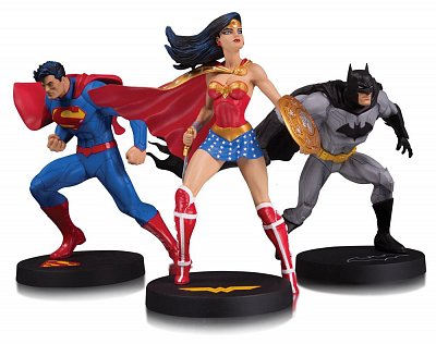 DC Designer Series Statuen 3er-Pack Trinity by Jim Lee 18 cm