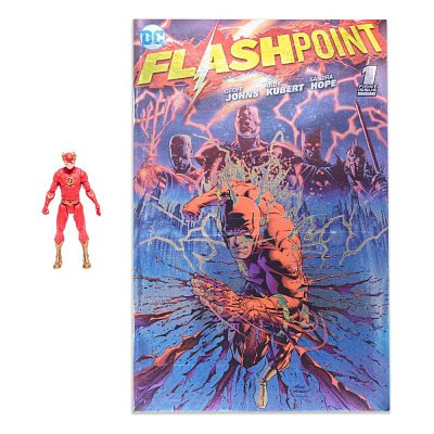 DC Direct Page Punchers Actionfigur & Comic The Flash (Flashpoint) Metallic Cover Variant (SDCC) 8 cm