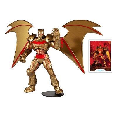 DC Multiverse Actionfigur Batman Hellbat Suit (Gold Edition) 18 cm