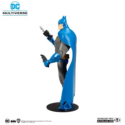 DC Multiverse Animated Actionfigur Animated Batman Variant Blue/Gray 18 cm --- BESCHAEDIGTE VERPACKUNG
