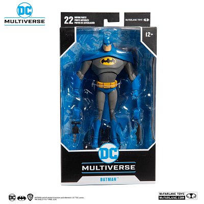DC Multiverse Animated Actionfigur Animated Batman Variant Blue/Gray 18 cm --- BESCHAEDIGTE VERPACKUNG