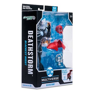 DC Multiverse Build A Actionfigur Deathstorm (Blackest Night) 18 cm