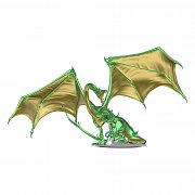 D&D Icons of the Realm Premium Statue Adult Emerald Dragon 36 cm - Beschädigte Verpackung
