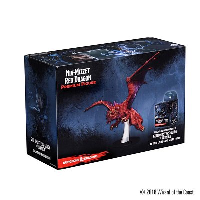 D&D Icons of the Realms: Guildmasters\' Guide to Ravnica Niv-Mizzet Red Dragon Premium Figure --- BESCHAEDIGTE VERPACKUNG