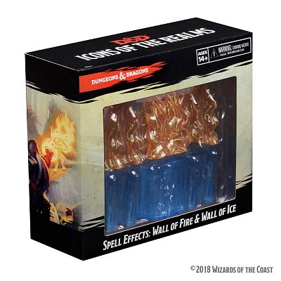 D&D Icons of the Realms Miniaturen Spell Effects: Wall of Fire & Wall of Ice - Beschädigte Verpackung