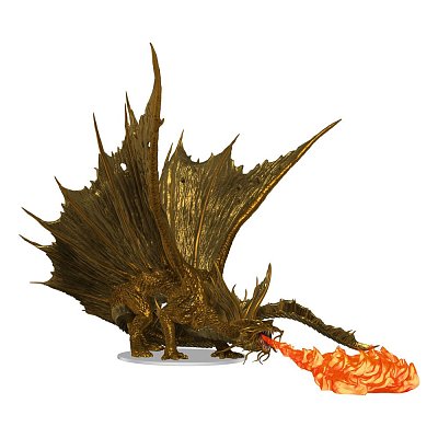 D&D Icons of the Realms Premium Miniatur vorbemalt Adult Gold Dragon 25 cm - Beschädigte Verpackung