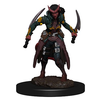 D&D Icons of the Realms Premium Miniatur vorbemalt Tiefling Rogue Female Umkarton (6)