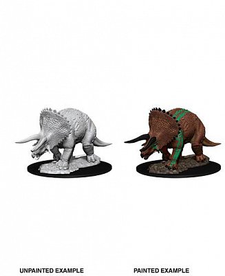 D&D Nolzur\'s Marvelous Miniatures Miniatur unbemalt Triceratops Umkarton (6)