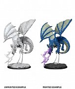 D&D Nolzur\'s Marvelous Miniatures Miniatur unbemalt Young Blue Dragon Umkarton (6)