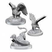 D&D Nolzur\'s Marvelous Miniatures Miniaturen unbemalt 3er-Packs Griffon Hatchlings Umkarton (4)