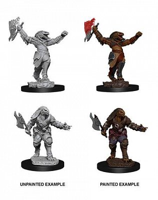 D&D Nolzur\'s Marvelous Miniatures Miniaturen unbemalt Female Dragonborn Fighter Umkarton (6)