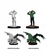 D&D Nolzur\'s Marvelous Miniatures Miniaturen unbemalt Green Wormling & Afflicted Elf Umkarton (6)