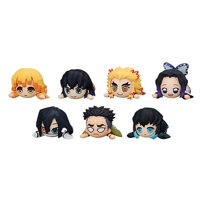 Demon Slayer: Kimetsu no Yaiba Puchi PVC Sammelfiguren 7er-Pack Lay-Down Set 2 3 cm