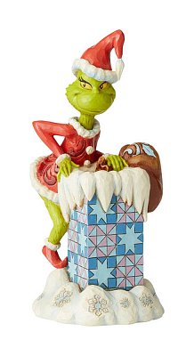 Der Grinch Statue Grinch Climbing in the Chimney by Jim Shore 23 cm