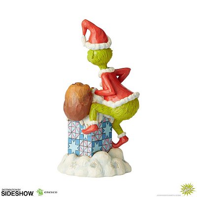 Der Grinch Statue Grinch Climbing in the Chimney by Jim Shore 23 cm