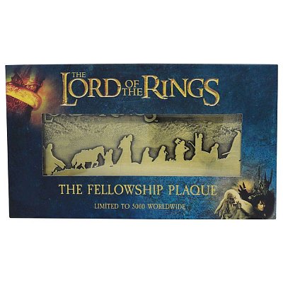 Der Herr der Ringe Me­tall­schild The Fellowship Limited Edition