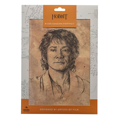 Der Hobbit Kunstdruck Portrait of Bilbo Baggins 21 x 28 cm