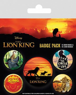 Der König der Löwen Ansteck-Buttons 5er-Pack Life of a King