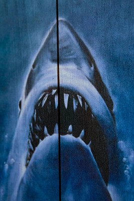 Der weiße Hai WoodArts 3D Holzdruck Shark Attack 30 x 40 cm
