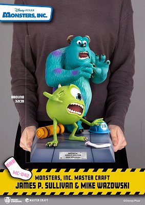 Die Monster AG Master Craft Statue James P. Sullivan & Mike Wazowski 34 cm