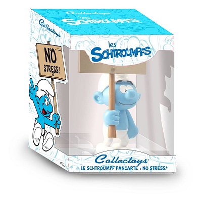 Die Schlümpfe Collector Collection Statue Schlumpf mit Schild No Stress! 18 cm