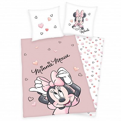 Disney Bettwäsche Minnie Mouse 135 x 200 cm / 80 x 80 cm