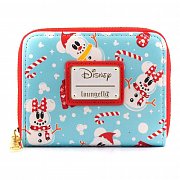 Disney by Loungefly Geldbeutel Snowman Minnie & Mickey AOP