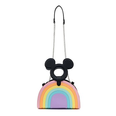 Disney by Loungefly Umhängetasche Mickey Mouse Pastel Rainbow