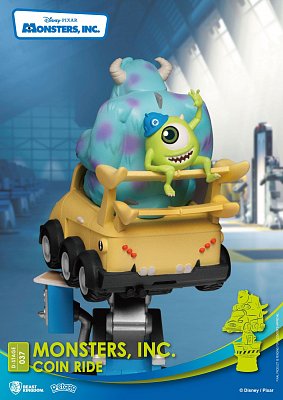 Disney Coin Ride Series D-Stage PVC Diorama Monsters Inc. 16 cm