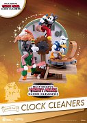 Disney Mickey Mouse D-Stage PVC Diorama Clock Cleaners 15 cm
