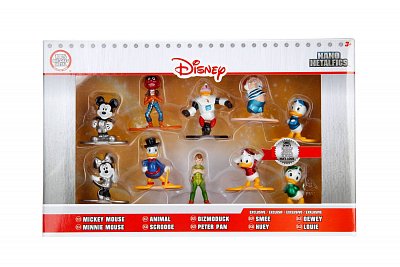 Disney Nano Metalfigs Diecast Minifiguren 10-er Pack Wave 2 4 cm  --- BESCHAEDIGTE VERPACKUNG