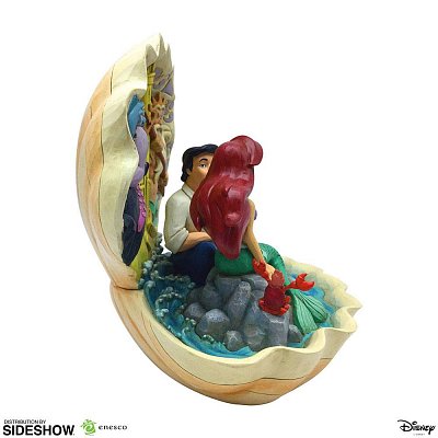 Disney Statue The Little Mermaid Shell Scene (Arielle die Meerjungfrau) 20 cm --- BESCHAEDIGTE VERPACKUNG