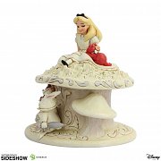 Disney Statue White Woodland Alice in Wonderland (Alice im Wunderland) 18 cm --- BESCHAEDIGTE VERPACKUNG