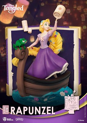 Disney Story Book Series D-Stage PVC Diorama Rapunzel 15 cm