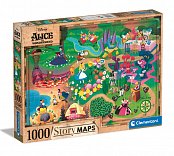 Disney Story Maps Puzzle Alice im Wunderland (1000 Teile)
