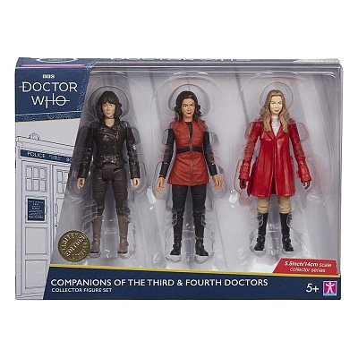 Doctor Who Actionfiguren 3er-Pack Companions of the Third & Fourth Doctors 14 cm
