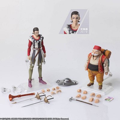 Dragon Quest XI Echoes of an Elusive Age Bring Arts Actionfiguren Sylvando & Rab 12 - 15 cm --- BESCHAEDIGTE VERPACKUNG