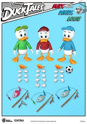 DuckTales Dynamic 8ction Heroes Actionfiguren 3er-Pack Huey, Dewey & Louie 10 cm