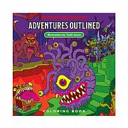 Dungeons & Dragons Adventures Outlined Malbuch