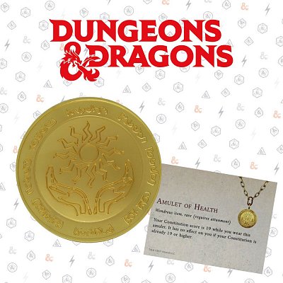 Dungeons & Dragons Medaille Amulet Of Health Limited Edition (vergoldet)