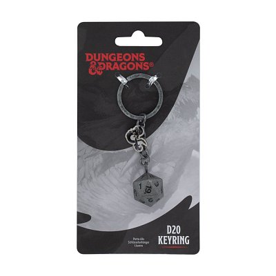 Dungeons & Dragons Metall Schlüsselanhänger D20