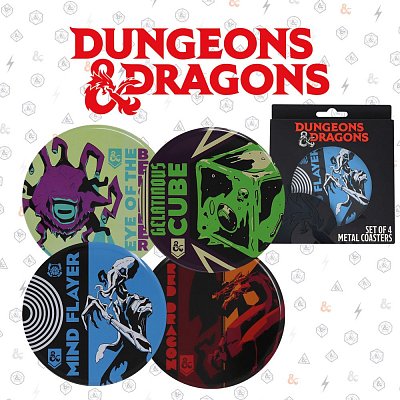 Dungeons & Dragons Untersetzer 4er-Pack