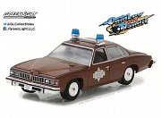 Ein ausgekochtes Schlitzohr Diecast Modell 1/64 1977 Sheriff Buford T. Justice\'s Pontiac LeMans