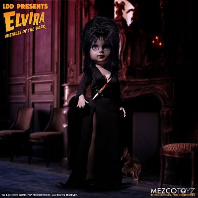 Elvira Herrscherin der Dunkelheit Living Dead Dolls Puppe Elvira 25 cm