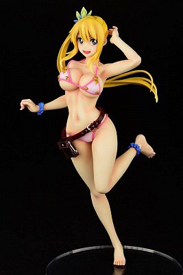 Fairy Tail PVC Statue 1/6 Lucy Heartfilia Swimwear Gravure Style Ver. Side Tail 23 cm --- BESCHAEDIGTE VERPACKUNG