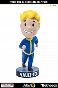 Fallout 76 Wackelkopf-Figuren 13 cm Vault-Tec Vault Boys Serie 1 7er- Pack