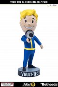 Fallout 76 Wackelkopf-Figuren 13 cm Vault-Tec Vault Boys Serie 1 7er- Pack