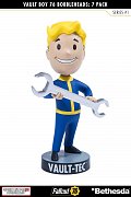 Fallout 76 Wackelkopf-Figuren 13 cm Vault-Tec Vault Boys Serie 1 7er- Pack