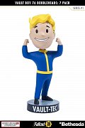 Fallout 76 Wackelkopf-Figuren 13 cm Vault-Tec Vault Boys Serie 1 7er- Pack